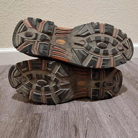 Men's Brown Steel Toe Boots - Picture 6 of 8